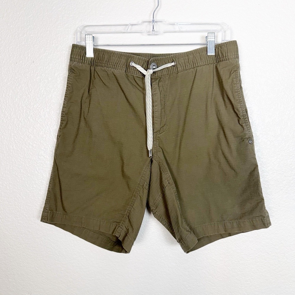 Vuori Ripstop Climber Shorts Size M Mens Dark Green Hiking Climbing Outdoor